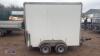 8 x 5 twin axle box trailer c/w rear loading door - 6