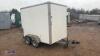 8 x 5 twin axle box trailer c/w rear loading door - 7