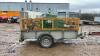 McElroy hydraulic pipe rollers with plant trailer & HONDA power pack - 6