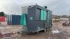 SECURE CABIN twin axle fast tow welfare unit (0188)