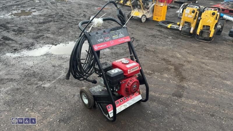 PARKER petrol pressure washer c/w hose & lance