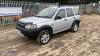 2002 LAND ROVER FREELANDER 2.0 TD4 GS c/w heated seats, half leather, stereo, CD stacker (VX52 XMO)(MoT 18th February 2026)(V5 & MoT in office)