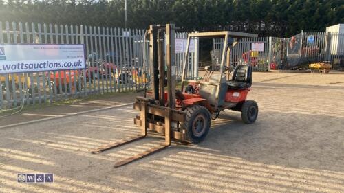 2005 AUSA CE11 rough terrain forklift truck (s/n 11041555) with duplex mast & side-shift