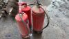 3 x fire extinguishers - 3