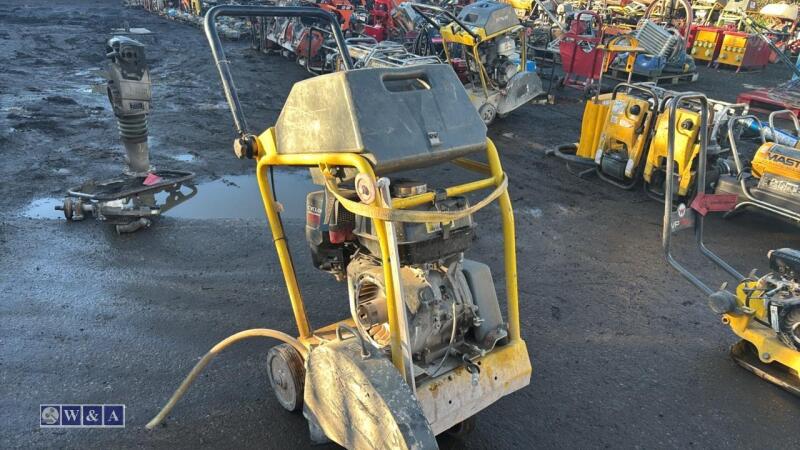 WACKER NEUSON petrol road saw c/w dust suppression bottle