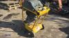 WACKER NEUSON petrol road saw c/w dust suppression bottle (3321319) - 3