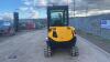 2013 JCB 802.6 rubber tracked excavator S/n: 01779264) with bucket, blade, piped & Q/hitch - 4