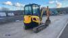 2013 JCB 802.6 rubber tracked excavator S/n: 01779264) with bucket, blade, piped & Q/hitch - 5