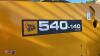 JCB 540 telehandler (MK70 SXO)(Loler 8th November 2025)(V5, Loler & declaration of conformity in office)(c/w red key)(7593) - 14