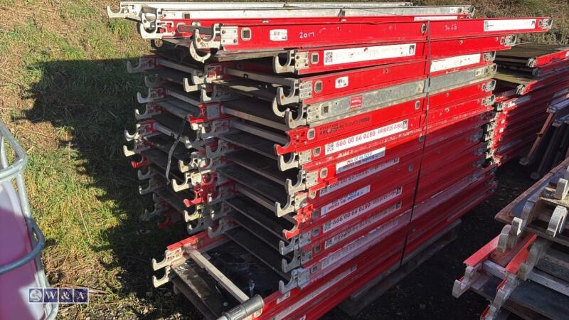 Pallet of scaffold walk boards