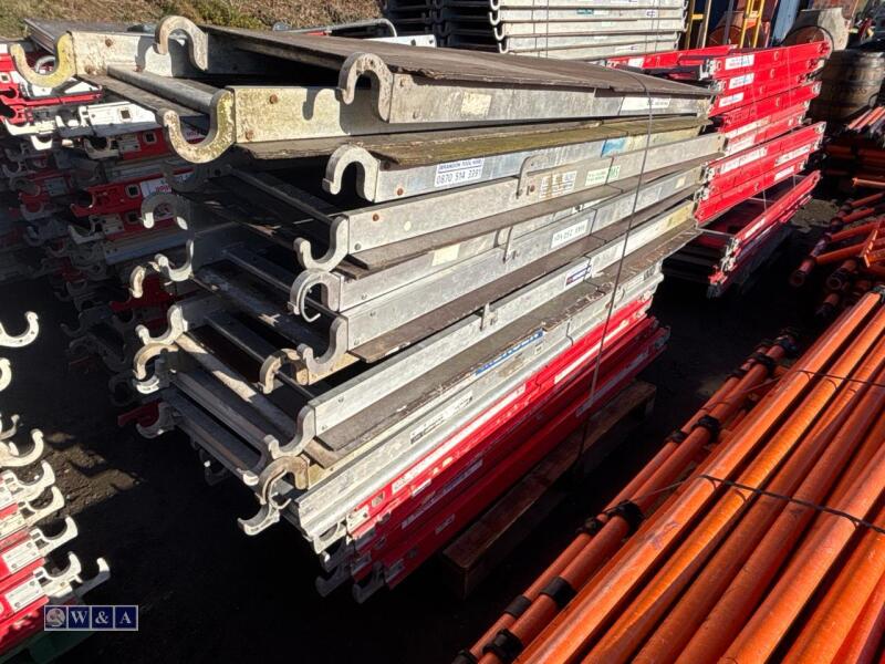 Pallet of scaffold walk boards