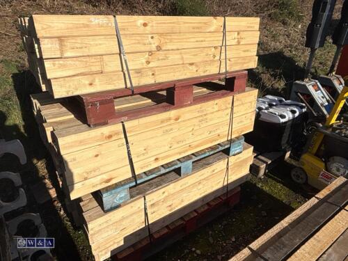 3 x pallets of relcaimed posts / wood