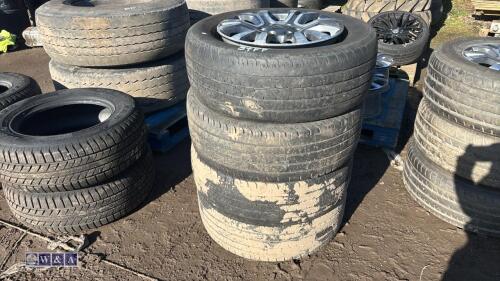 4 x wheels & tyres (265/60R118) (to suit FORD)