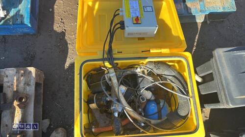 Storage box c/w pump