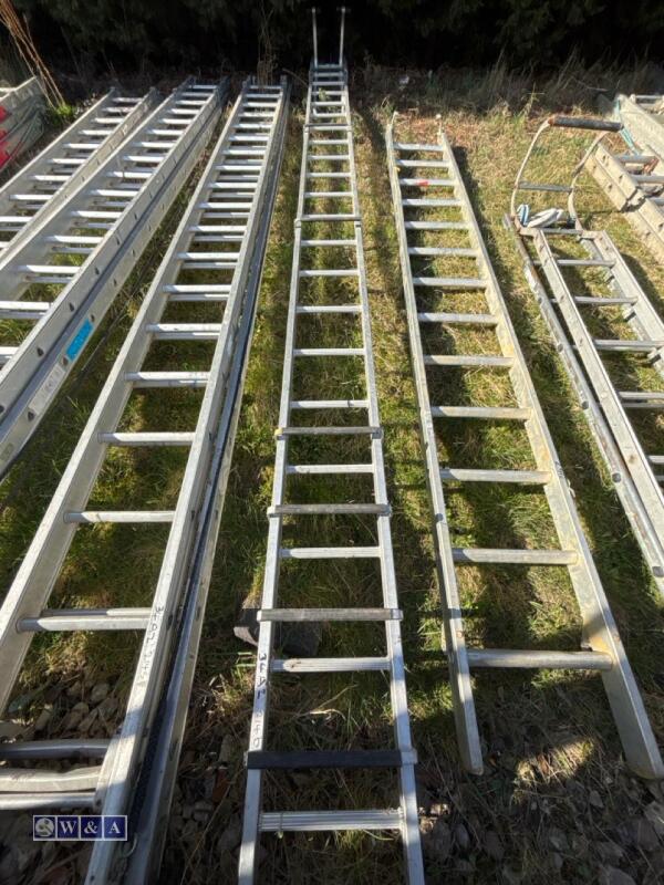 Aluminum roof ladder