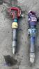 2 x pneumatic picks - 2