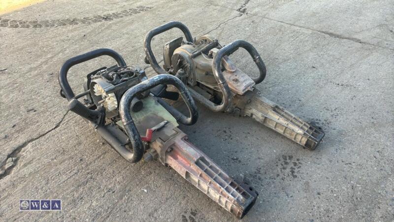 2 x ATLAS COPCO petrol upright breakers