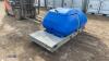 1000L skid mount water bowser - 3