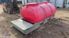 1800L skid mounted water bowser