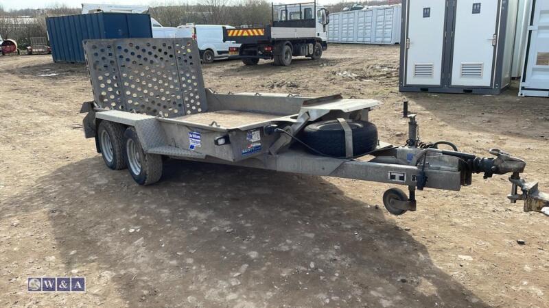 IFOR WILLIAMS GH1054 3.5t twin axle plant trailer (s/n SCKD00000L5183317)