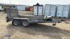 IFOR WILLIAMS GH1054 3.5t twin axle plant trailer (s/n SCKD00000L5183317) - 2