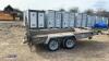 IFOR WILLIAMS GH1054 3.5t twin axle plant trailer (s/n SCKD00000L5183317) - 3