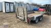 IFOR WILLIAMS GH1054 3.5t twin axle plant trailer (s/n SCKD00000L5183317) - 4