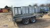 INDESPENSION 3.5t twin axle plant trailer - 3