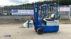 KOMATSU 1.5t battery forklift truck with triple mast & charger - 2