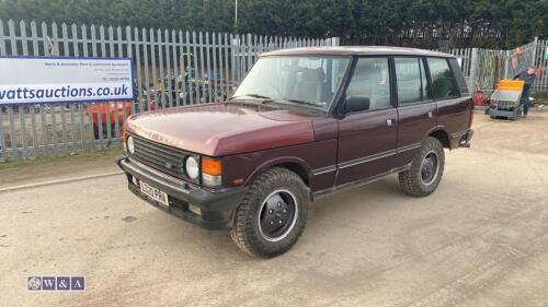 1993 RANGE ROVER VOGUE CLASSIC 200TDI diesel (new front brake pads, shock absorbers (Mot 20th February 2026) (L320 PRA)(V5 in office)