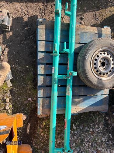 2 x IMER scaffold winch mounting brackets