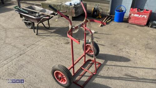 Oxyacetylene hose trolley