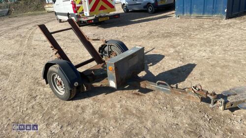 TEREX single axle roller trailer