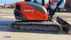 2022 KUBOTA KX080 rubber tracked excavator c/w 2 x buckets, blade, piped & Q/Hitch (s/n PO1H41765) - 14