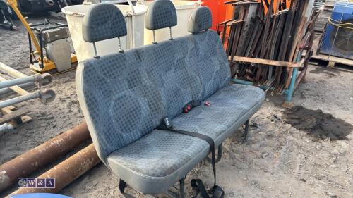 3-seater van seat