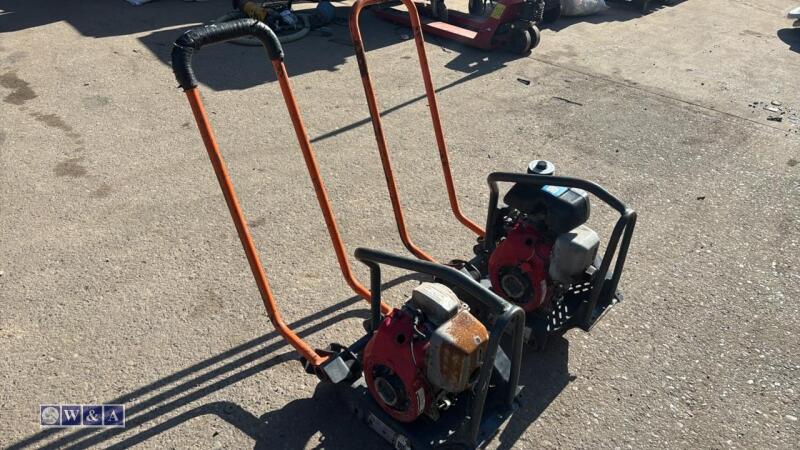 2 x BELLE petrol compaction plates