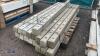 Quantity of approximately 6' universal concrete fence posts (22) - 3