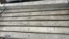 Quantity of approximately 6' universal concrete fence posts (18) - 4