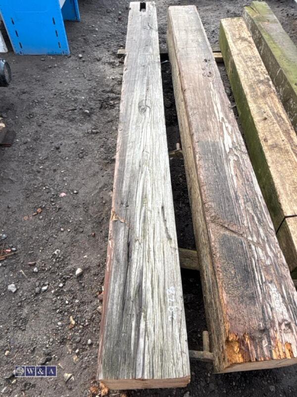 9ft pine beam (approximately 11'' x 9'')