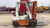 NISSAN A15U 1.5t gas forklift truck (s/n E002635) with duplex mast - 6