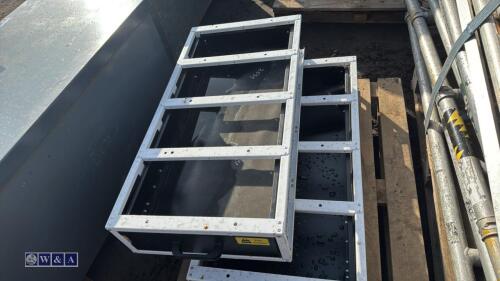 2 x metal racking drawers