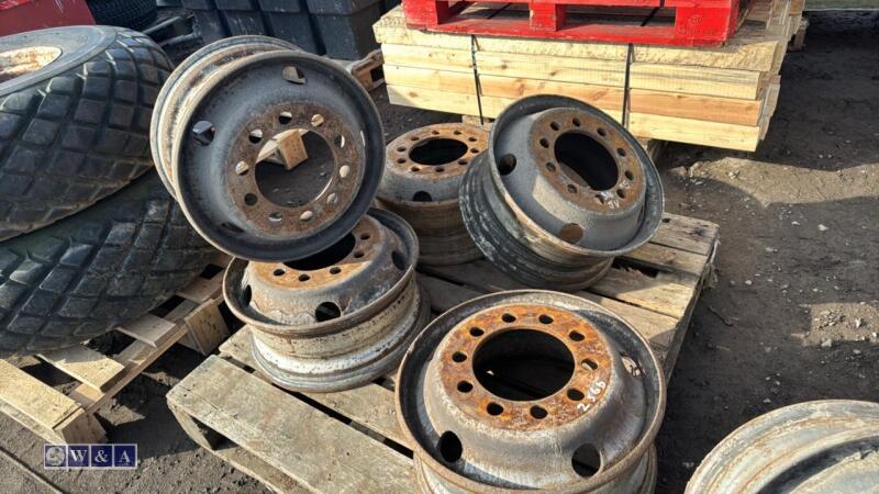 7 x wheel rims (to suit low loader)