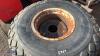 2 x tractor wheels & turf tyres (13.6-16) (KB3) - 2