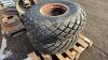 2 x tractor wheels & turf tyres (13.6-16) (KB3) - 4