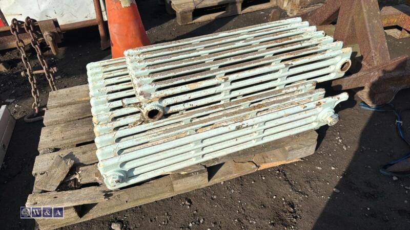 3 x cast iron radiators