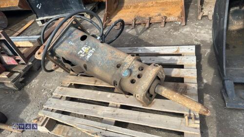 CATERPILLAR hydraulic machine breaker c/w lines (60mm pins)