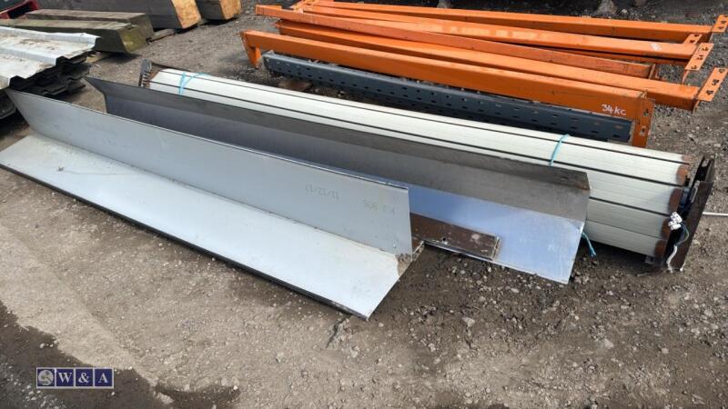 Roller shutter door c/w covers & side rails (approx 2100mm x 2400mm)