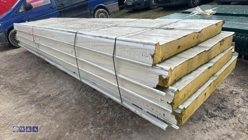 Pallet of insulated sheets