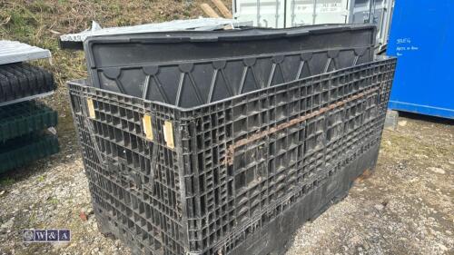 Large plastic crate