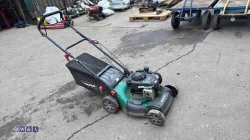 QUALCAST petrol rotary mower c/w collection box